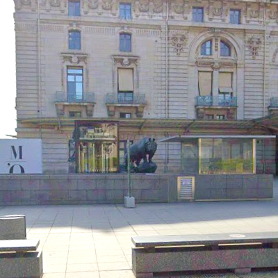 [오전 14시] 오르세 미술관 광장 코뿔소 동상 앞